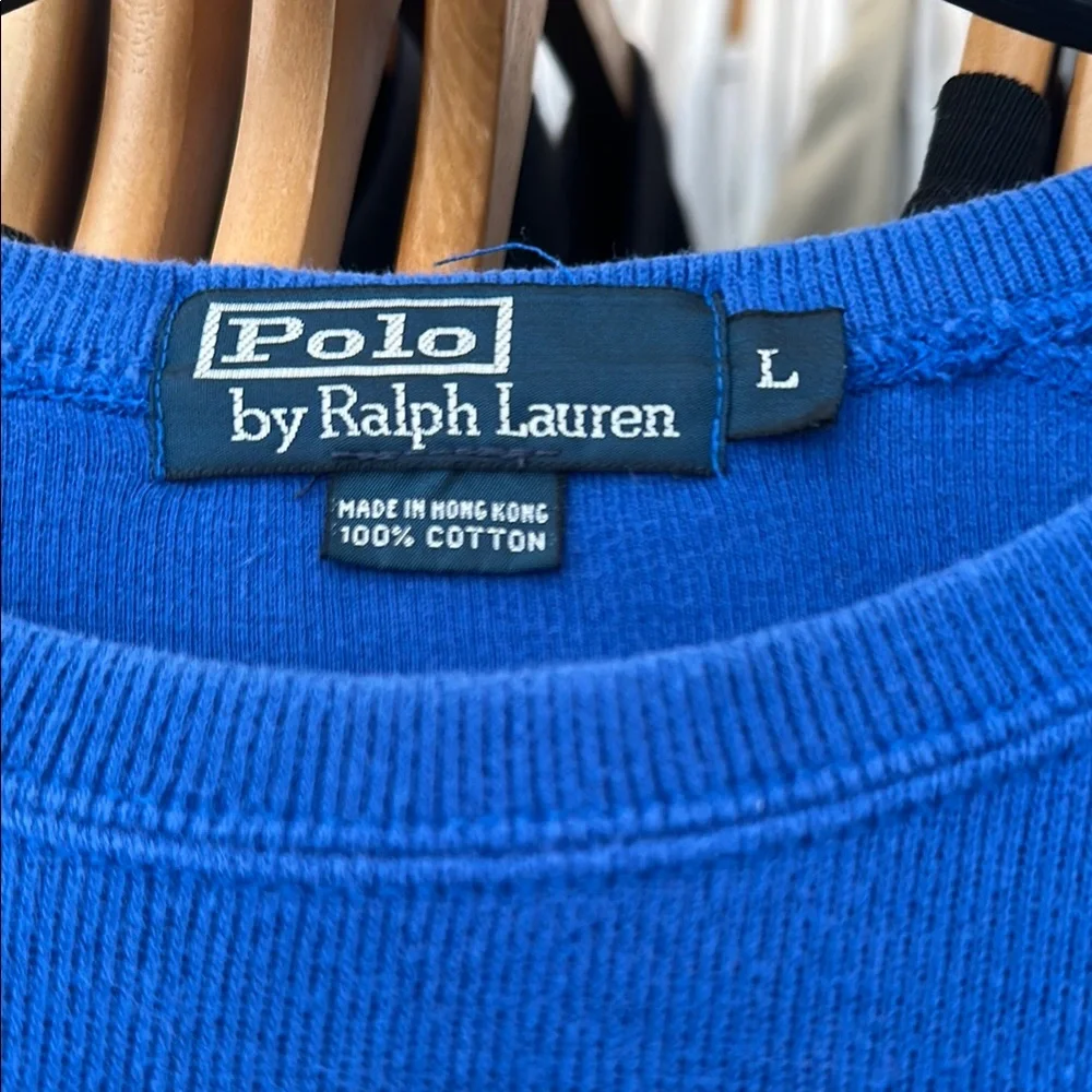 Polo by Ralph Lauren Men's Blue Sweater